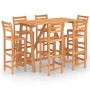 Garden bar table and chairs 7 pcs solid acacia wood by vidaXL, Garden sets - Ref: Foro24-3057851, Price: 490,33 €, Discount: %