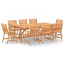 Garden dining set 9 pieces solid acacia wood by vidaXL, Garden sets - Ref: Foro24-3057847, Price: 670,99 €, Discount: %