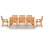 Garden dining set 9 pieces solid acacia wood by vidaXL, Garden sets - Ref: Foro24-3057847, Price: 670,99 €, Discount: %