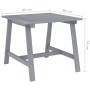 Garden dining set 3 pieces solid gray acacia wood by vidaXL, Garden sets - Ref: Foro24-3057852, Price: 244,23 €, Discount: %