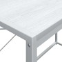 White engineered wood computer desk 110x60x138 cm by vidaXL, Desks - Ref: Foro24-30205, Price: 100,99 €, Discount: %