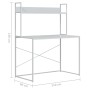 Escritorio de ordenador madera ingeniería blanco 110x60x138 cm de vidaXL, Escritorios - Ref: Foro24-30205, Precio: 101,77 €, ...