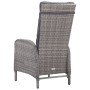 Garden table and chairs 3 pieces synthetic rattan and gray glass by vidaXL, Garden sets - Ref: Foro24-3058534, Price: 450,39 ...