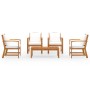 5-piece garden furniture set with solid acacia wood cushions by vidaXL, Garden sets - Ref: Foro24-3057790, Price: 464,06 €, D...