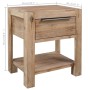 Bedside tables with drawers solid acacia wood 40x30x48 cm by vidaXL, Nightstands - Ref: Foro24-3057529, Price: 149,87 €, Disc...