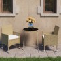 Garten-Bistro-Set 3-teilig PE-Rattan beige gehärtetes Glas von vidaXL, Gartensets - Ref: Foro24-3058380, Preis: 189,41 €, Rab...