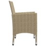 Garten-Bistro-Set 3-teilig PE-Rattan beige gehärtetes Glas von vidaXL, Gartensets - Ref: Foro24-3058380, Preis: 189,41 €, Rab...