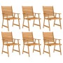 Garden dining set 7 pieces solid acacia wood by vidaXL, Garden sets - Ref: Foro24-3057845, Price: 520,35 €, Discount: %