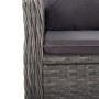 Garden furniture 3 pieces synthetic rattan and gray glass by vidaXL, Garden sets - Ref: Foro24-3058522, Price: 536,19 €, Disc...