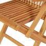 5-piece solid teak wood garden dining set by vidaXL, Garden sets - Ref: Foro24-3059580, Price: 436,25 €, Discount: %