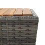 Gartenmöbel 3-teilig, synthetisches Rattan, graues Akazienholz von vidaXL, Gartensets - Ref: Foro24-3058367, Preis: 198,38 €,...