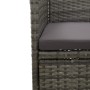 3-piece garden furniture set in gray synthetic rattan and acacia wood by vidaXL, Garden sets - Ref: Foro24-3058313, Price: 25...