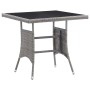 Set comedor jardín 3 pzas ratán sintético gris antracita y gris de vidaXL, Conjuntos de jardín - Ref: Foro24-3059441, Precio:...