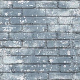 Urban Friends & Coffee Blue and white brick wallpaper by Noordwand, Painted paper - Ref: Foro24-425319, Price: 26,99 €, Disco...