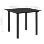 Juego de comedor de jardín 5 piezas ratán PVC negro de vidaXL, Conjuntos de jardín - Ref: Foro24-3058282, Precio: 387,66 €, D...