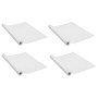 Láminas autoadhesivas puertas 4 uds PVC madera blanca 210x90cm de vidaXL, Láminas para ventana - Ref: Foro24-3059642, Precio:...