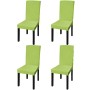 Straight elastic chair cover 4 units green by vidaXL, Covers - Ref: Foro24-131427, Price: 17,11 €, Discount: %