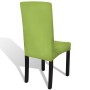 Straight elastic chair cover 4 units green by vidaXL, Covers - Ref: Foro24-131427, Price: 17,11 €, Discount: %