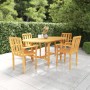 Garten-Essgruppe 5-teilig aus massivem Teakholz von vidaXL, Gartensets - Ref: Foro24-3059591, Preis: 766,74 €, Rabatt: %