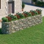 Galvanized iron gabion bed 500x100x100 cm by vidaXL, Pots and planters - Ref: Foro24-152048, Price: 170,94 €, Discount: %