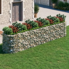 Arriate de gaviones de hierro galvanizado 500x100x100 cm de vidaXL, Maceteros y jardineras - Ref: Foro24-152048, Precio: 171,...