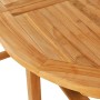 5-piece garden dining set solid teak wood by vidaXL, Garden sets - Ref: Foro24-3059587, Price: 617,99 €, Discount: %