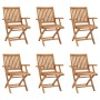 Garden dining set 7 pieces solid teak wood by vidaXL, Garden sets - Ref: Foro24-3059536, Price: 858,99 €, Discount: %