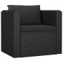 Garden furniture set 10 pieces black synthetic rattan cushions by vidaXL, Garden sets - Ref: Foro24-3059496, Price: 930,99 €,...