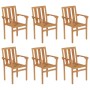 Garden dining set 7 pieces solid teak wood by vidaXL, Garden sets - Ref: Foro24-3059592, Price: 974,50 €, Discount: %