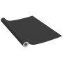 Láminas autoadhesivas muebles 2 uds PVC negro 500x90 cm de vidaXL, Láminas para ventana - Ref: Foro24-3059652, Precio: 27,02 ...