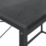 Black engineered wood computer desk 110x60x138cm by vidaXL, Desks - Ref: Foro24-30204, Price: 98,64 €, Discount: %