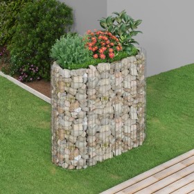 Arriate de gaviones de hierro galvanizado 120x50x100 cm de vidaXL, Maceteros y jardineras - Ref: Foro24-152032, Precio: 56,99...