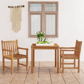 3-piece solid teak wood garden dining set by vidaXL, Garden sets - Ref: Foro24-3059923, Price: 456,74 €, Discount: %