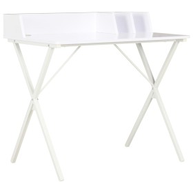 White desk 80x50x84 cm by vidaXL, Desks - Ref: Foro24-20275, Price: 76,51 €, Discount: %