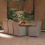 Juego de comedor para jardín 9 piezas ratán sintético marrón de vidaXL, Conjuntos de jardín - Ref: Foro24-3059470, Precio: 1,...