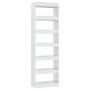 Glossy white shelving/space divider 60x30x198 cm by vidaXL, Bookcases and shelves - Ref: Foro24-811688, Price: 112,99 €, Disc...