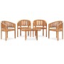 5-piece solid teak wood garden furniture set by vidaXL, Garden sets - Ref: Foro24-3059963, Price: 749,34 €, Discount: %