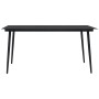 Juego de comedor de jardín 5 piezas ratán PVC negro de vidaXL, Conjuntos de jardín - Ref: Foro24-3060221, Precio: 480,58 €, D...