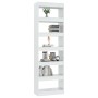 Estantería/divisor de espacios blanco brillante 60x30x198 cm de vidaXL, Librerías y estanterías - Ref: Foro24-811688, Precio:...