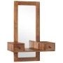 Espejo cosmético con 2 cajones madera maciza de sheesham de vidaXL, Espejos - Ref: Foro24-246264, Precio: 144,05 €, Descuento: %