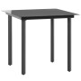 Set de comedor de jardín de 3 piezas PVC ratán negro de vidaXL, Conjuntos de jardín - Ref: Foro24-3060094, Precio: 229,99 €, ...