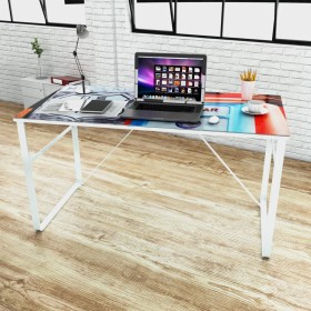 Rectangular desk with image surface by vidaXL, Desks - Ref: Foro24-241163, Price: 80,33 €, Discount: %