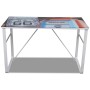 Rectangular desk with image surface by vidaXL, Desks - Ref: Foro24-241163, Price: 81,17 €, Discount: %