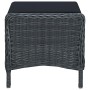 Set muebles jardín 3 pzas ratán sintético gris oscuro y cojines de vidaXL, Conjuntos de jardín - Ref: Foro24-3060154, Precio:...