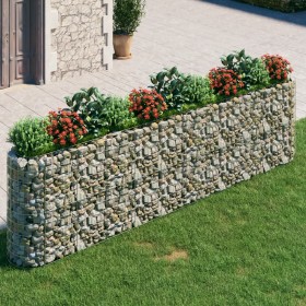 Galvanized iron gabion bed 400x50x100 cm by vidaXL, Pots and planters - Ref: Foro24-152036, Price: 144,58 €, Discount: %