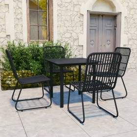 5-piece garden dining set synthetic rattan and glass by vidaXL, Garden sets - Ref: Foro24-3060250, Price: 436,99 €, Discount: %