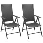 Garden dining set 3 pieces black by vidaXL, Garden sets - Ref: Foro24-3060058, Price: 276,99 €, Discount: %