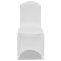 Funda de silla elástica 4 unidades blanca de vidaXL, Fundas - Ref: Foro24-131408, Precio: 18,11 €, Descuento: %