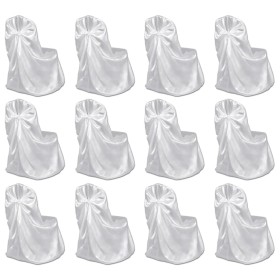 Funda de silla para banquete de boda 12 unidades blanco de vidaXL, Fundas - Ref: Foro24-279094, Precio: 80,32 €, Descuento: %