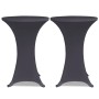 Elastic table cover 2 units 70 cm anthracite gray by vidaXL, Covers - Ref: Foro24-131429, Price: 25,16 €, Discount: %